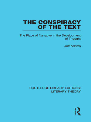 cover image of The Conspiracy of the Text